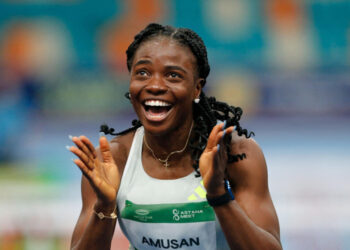Nigerian Sprinters Dominate New York Grand Prix; Amusan Shows Fighting Spirit