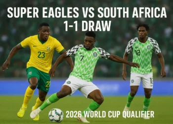 Super Eagles vs South Africa: A Tense 1-1 Draw That Leaves Questions Unanswered